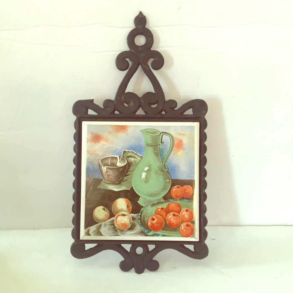 Vintage Hot Plate Trivet Enesco